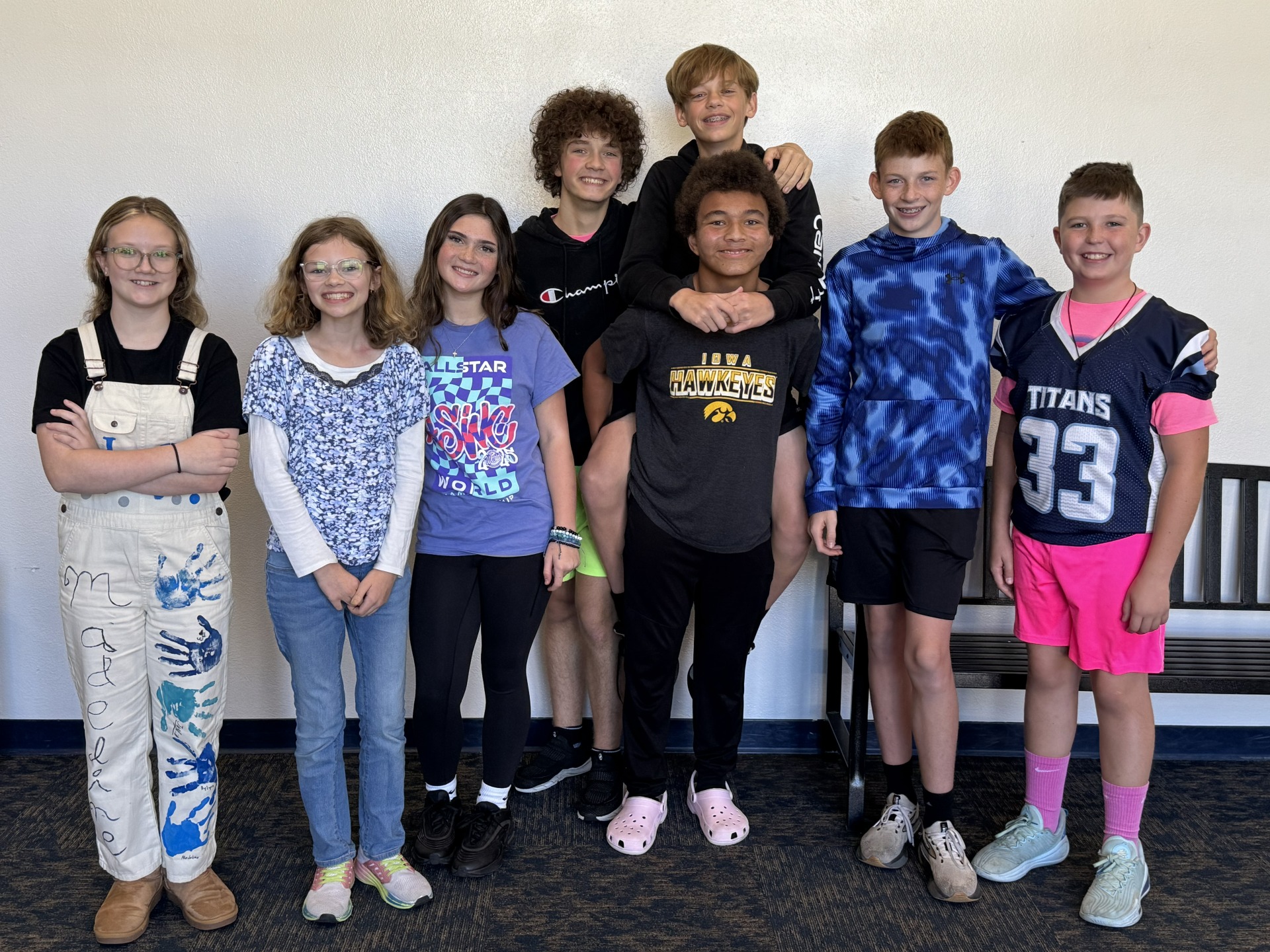 Group photo of the LCMS Opus Choir students.