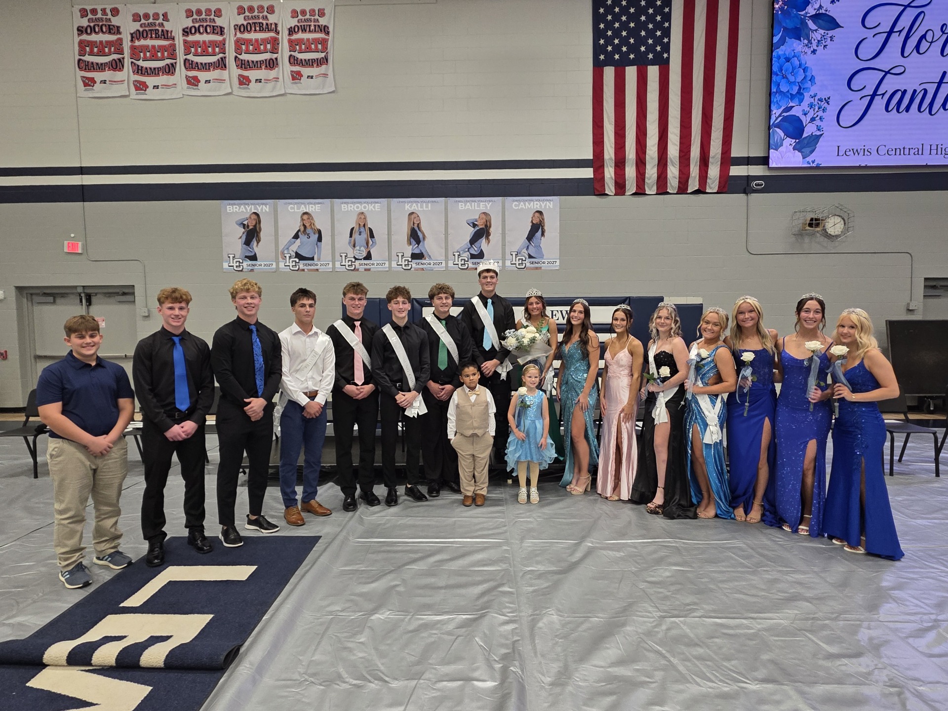 2026 Homecoming Court at Coronation.