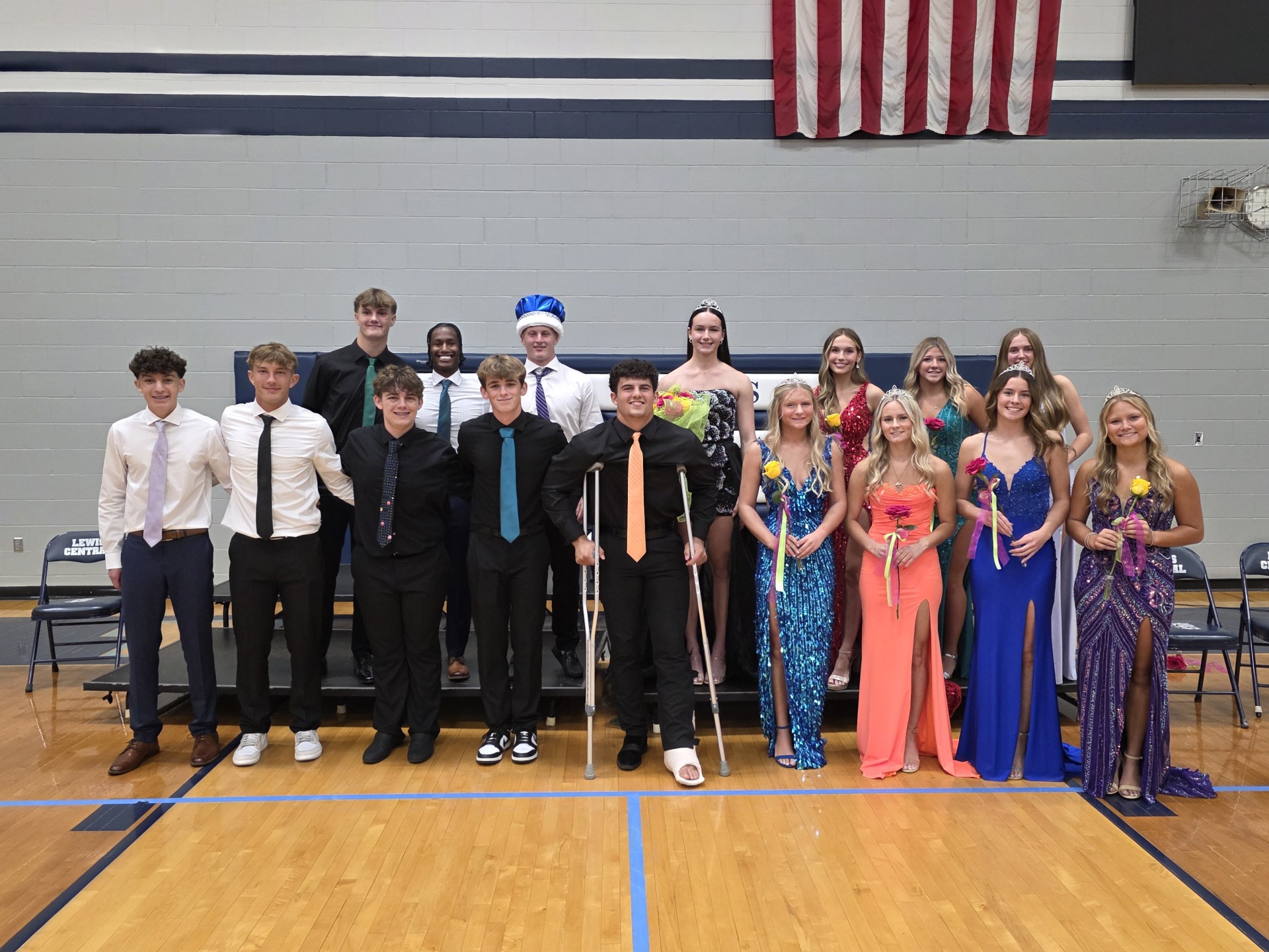 LC\\\\\'s homecoming court at coronation