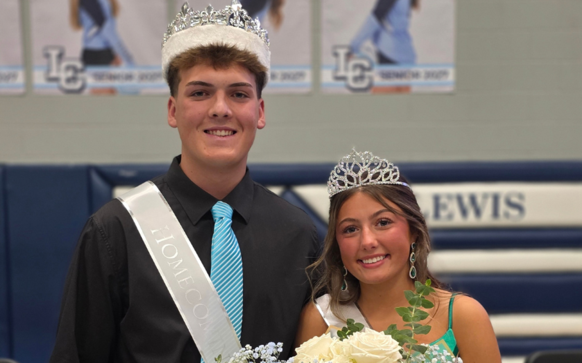 The 2026 Homecoming King and Queen.